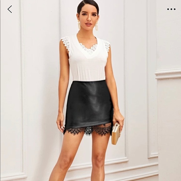 SHEIN Dresses & Skirts - Leather skirt SHEIN Dresses & Skirts - Leather skirt